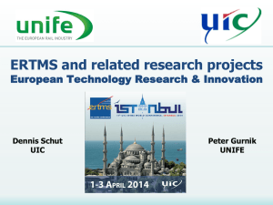 System - UIC ERTMS World Conference 2014