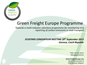 Presentation from Green Freight Europe