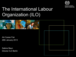 The ILO internship Programme