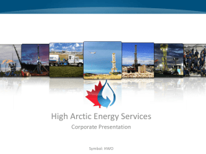 Papua New Guinea - High Arctic Energy Services