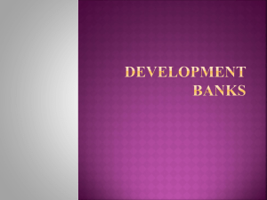 DEVELOPMENT BANKS