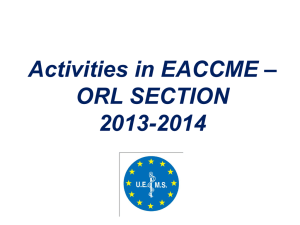 eaccme 2013-2014 - UEMS