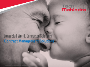 Tech Mahindra Contract Management Solutions