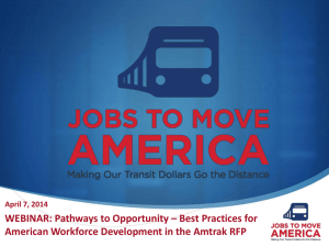 JMA Amtrak RFP- Workforce Development Webinar_slideshow