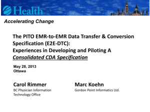 What is PITO? - e-Health Conference