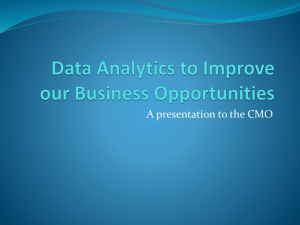 example set of PowerPoint slides for those CXO presentations