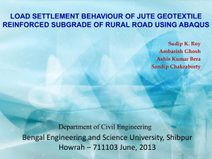 JGT Presentation by Prof. Ambarish Ghosh, BESUS