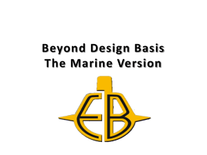 Electric Boat: Beyond Design Basis