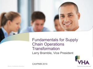 Fundamentals for Supply Chain Operations