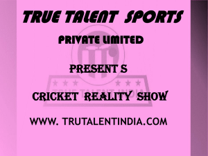 Selection Camp - True Talent Sports Pvt. Ltd