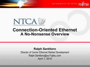 Connection-Oriented Ethernet - marcom