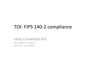 FIPS 140-2 compliance