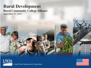 to the PowerPoint. - Rural Community College Alliance