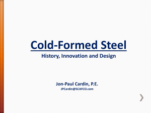 The History of Steel Stud Manufacturing