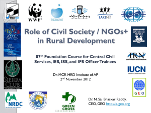 Role of NGOs in Rural Development