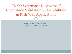 FLAX: Systematic Discovery of Client-Side Validation Vulnerabilities
