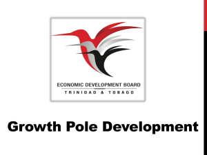 The core idea of the growth poles theory is that economic