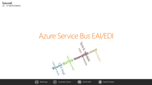 Introduction to the Azure Service Bus EAIEDI Features