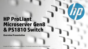 ProLiant xLxx Gen8 server NDA new 16 x9 template