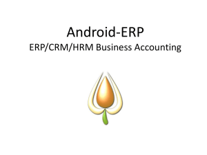 Android-ERP ERP/CRM/HRM Business Accounting