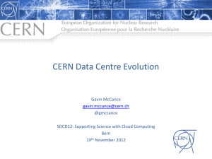 Cern Data Centre Evolution - SDCD2012