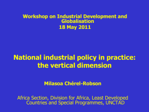 Dar Course on Industrial Development and Globalisation