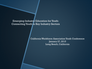 Emerging Industry Education for Youth