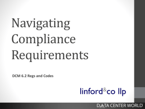 DCW – Navigating Compliance Requirements