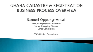 ghana cadastre & registration business process overview