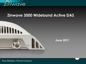 Zinwave 3000 Wideband Active DAS