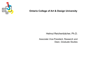 Ontario College of Artist & Design University