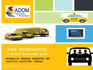 technology enabled transport and logistics solutions company