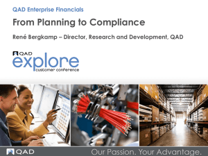 From Planning to Compliance