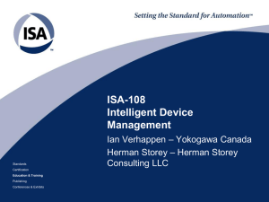 Intelligence Device Management - ISA