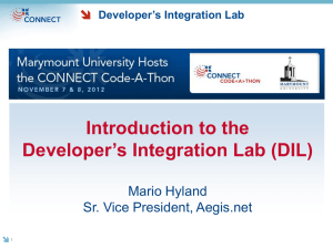 Presentation by Mario Hyland, AEGIS.net