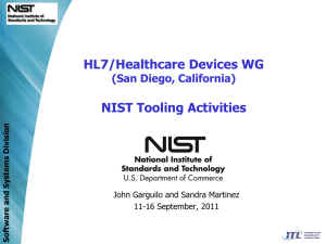 N0351_NIST_Status_HL7_IEEE_WG_Sept2011_v1.0