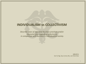 Collectivist society