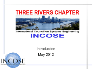 Introduction to INCOSE & Three Rivers Chapter