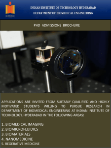 Phd Brochure - Biomedical Engineering