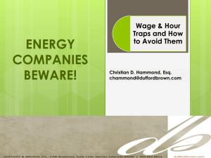 Energy Companies Beware!