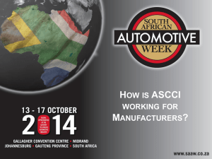 Alex Holmes - South African Automotive Week