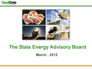 The State Energy Advisory Board - William Rodgers