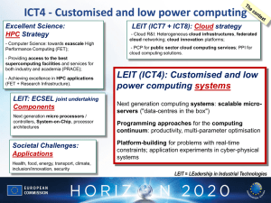 Customised and low-power computing - Ideal-ist