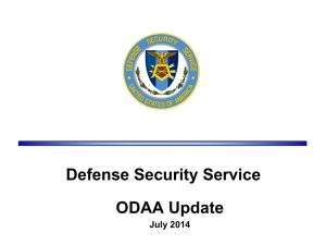 ODAA Update Overview July 2014
