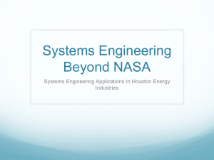 Systems Engineering Beyond NASA