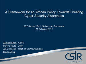 Framework for African Policy