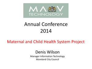 MAV Technology Maternal & Child Health software project