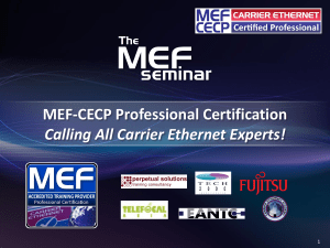 What is MEF-CECP? - marcom