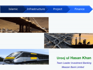 Islamic Infrastructure Project Finance