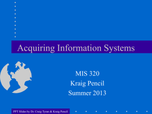 Acquiring Information Systems